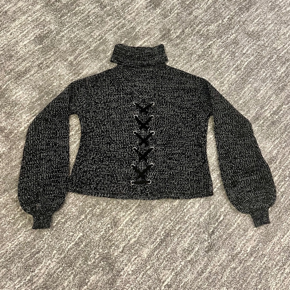 Generation Love Sweater Turtleneck Black/White Size Medium